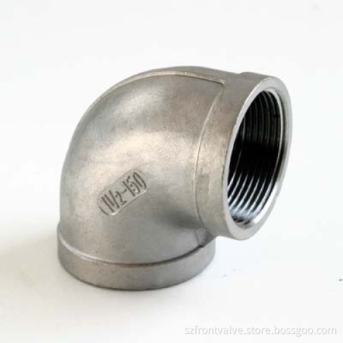 Investment Casting Stainless Steel 304/316 Screwed 90 Degree Elbow